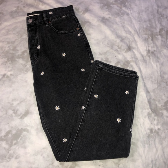 PacSun Denim - Pac Sun Daisy High Rise Straight Button Fly Jeans